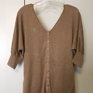Express Tops - Gold Tunic Express Tops - Gold Tunic